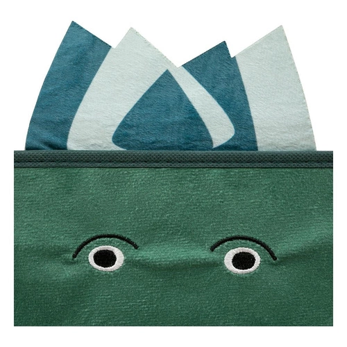 Atmosphera Dinosaur látkový box 30x30 do regálu na hračky skládací zelený