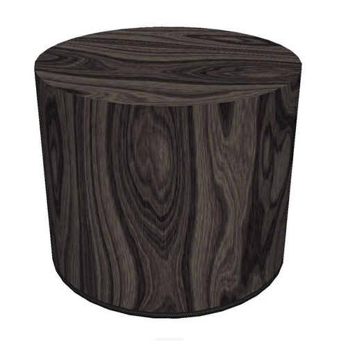 Kulatý taburet Dark Oak Intesi moderní čalouněný do obýváku a ložnice multicolor 40 cm