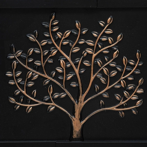 Černý moderní fotorámeček na zeď pro 8 fotografií glamour Atmosphera