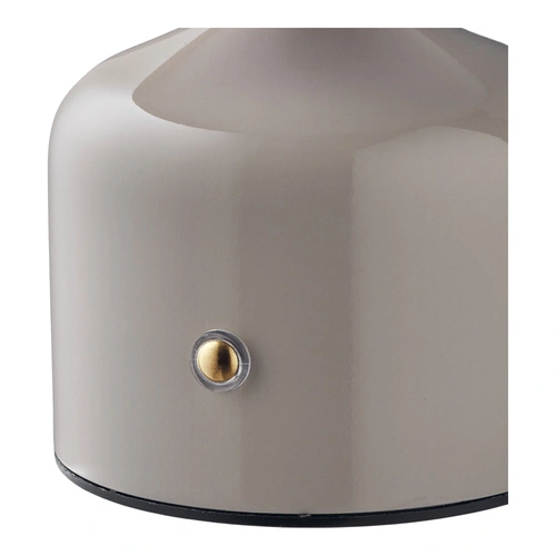 Noční LED lampička Aulla šedá bezdrátová na stůl a do ložnice