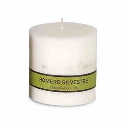 Vonná sójová svíčka do obýváku a ložnice Cereria Molla Asturias rozmarýn 8cm