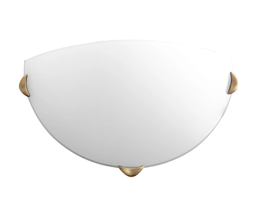 Stropní svítidlo Sara CANDELLUX skleněné bílo-zlaté 30 cm do obýváku nebo kuchyně