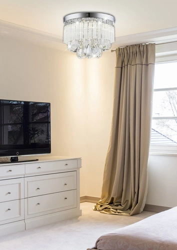 Stropní svítidlo Lonella stropní svítidlo 12W LED chrom