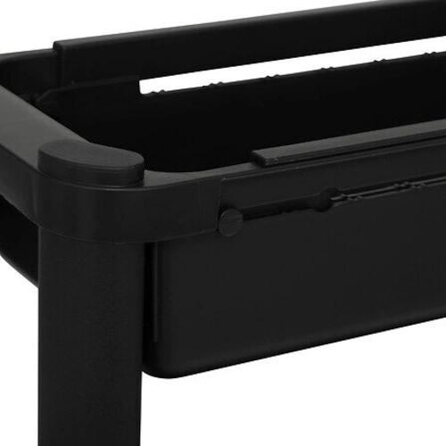 Vozík s funkcí rozšíření 4-úrovňový černý