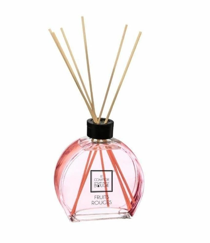 Aroma difuzér Haly Atmosphera červený 50 ml se skleněnou lahvičkou a tyčinkami na doma