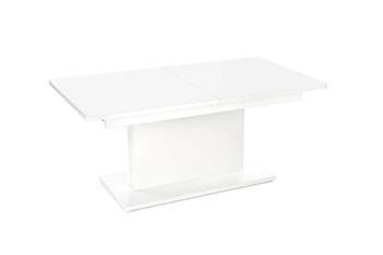 Rozkládací jídelní stůl Setty bílý mat moderní s nastavitelnou výškou Intesi