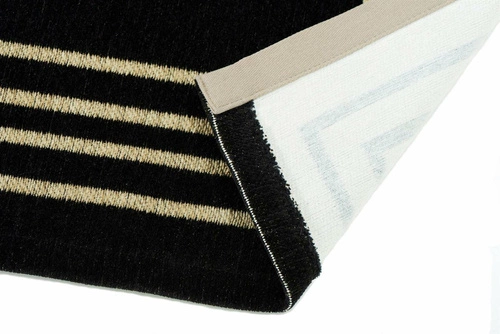 Koberec do obýváku Royal Black 160x230 moderní glamour snadno čistitelný protiskluzový Carpet Decor