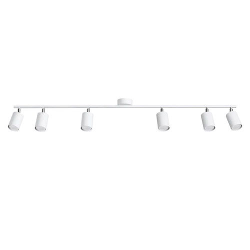 Stropní svítidlo LEMMI 6L bílá moderní kovová nastavitelná do obýváku a kuchyně SOLLUX