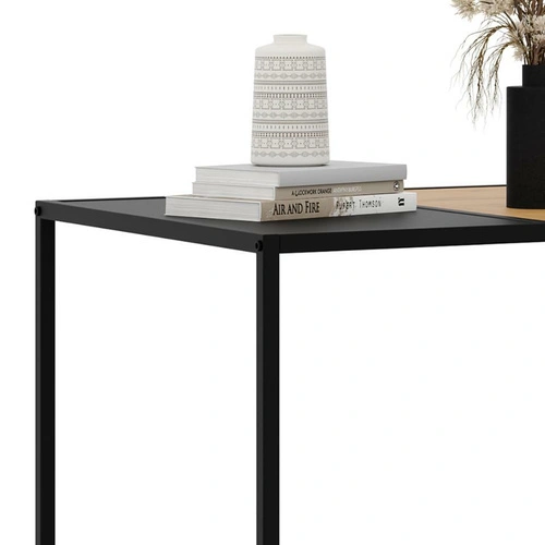 Altino konferenční stolek obdélníkový dubový loftový černý do obýváku