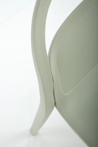 Zahradní židle Maud mátová Intesi z plastu, moderní, stohovatelná, snadné čištění