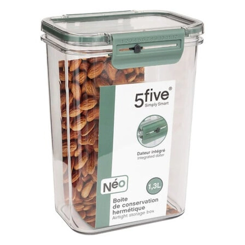 Hermatická krabička Neo zelená vysoká 1,3L