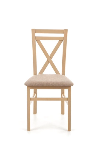 Dřevěná jídelní židle Alaska dub sonoma tmavě béžová klasická Intesi