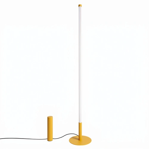 TRANG moderní LED stojací lampa do obývacího pokoje žlutá 3000K