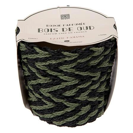 Vonná svíčka Exotic Panama Atmosphera ve skle, dřevito-ambra, 380g, zelená