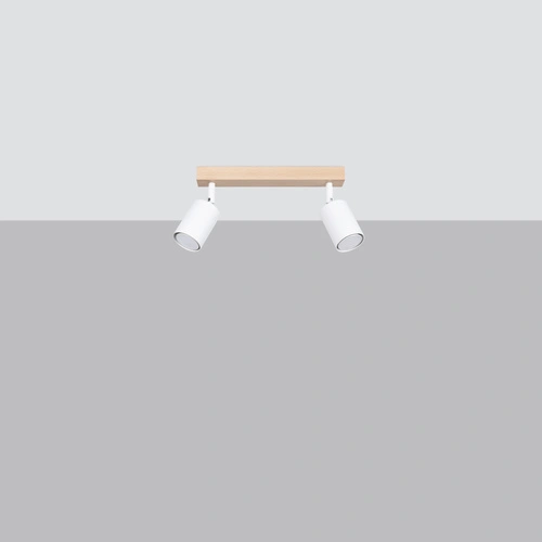 Stropní svítidlo VERDO 2 bílé moderní s nastavitelným světlem do obýváku a kuchyně 46 cm