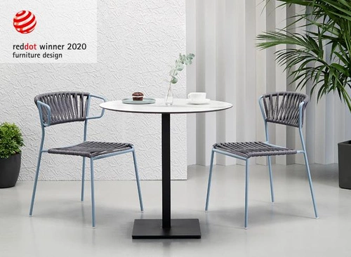 Židle Lisa Filo šedo-oranžová