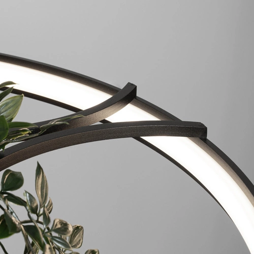 LED lustr RIO BIO 78 černý moderní do obýváku, jídelny a nad kuchyňský ostrůvek 78 cm