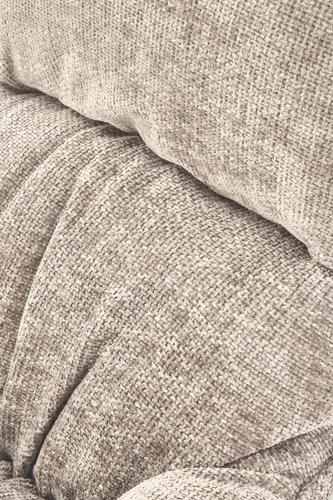 Elegantní skandinávské křeslo Margalida do obýváku, béžová látka HAGA