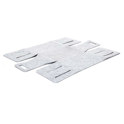 Plstěný koš/box M šedý skládací