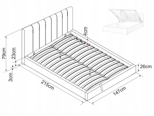 Čalouněná postel Lexington 140x200 béžový samet s úložným prostorem do ložnice