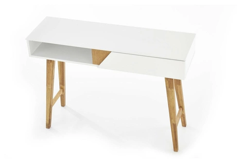 Indigo konzola bílá/přírodní