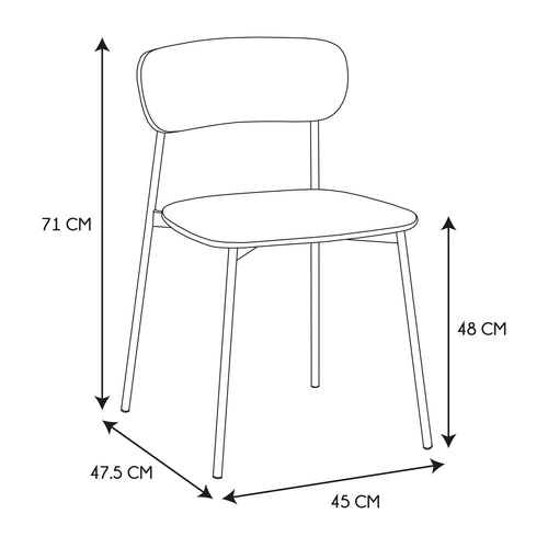 Loki židle přírodní/béžová