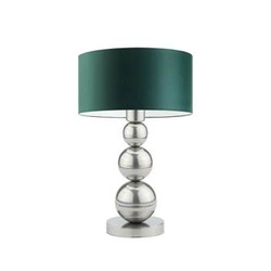 Noční lampička HONOLULU zelená s moderním stínidlem do ložnice a obýváku LYSNE