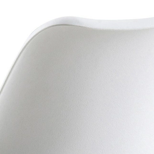 Barová židle Dima Actona bílá s opěrkou, dřevěné nohy, moderní do kuchyně a k ostrůvku 75 cm