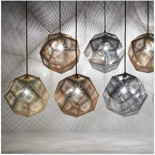 FUTURI STAR závěsná lampa stříbrná 48 cm