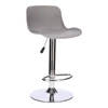 Barová stolička Inge šedá/ chrom outlet