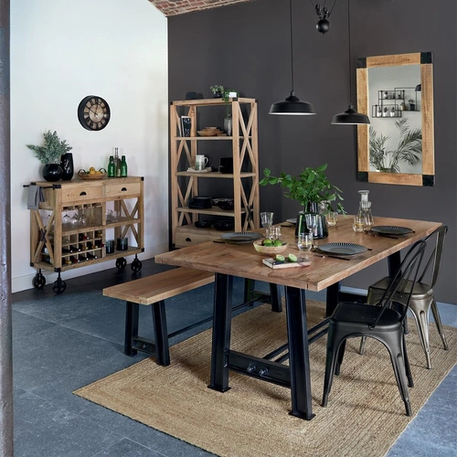 Atmosphera jutový koberec boho do obýváku 120x170 přírodní obdélníkový koberec z juty